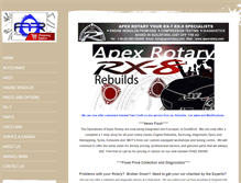 Tablet Screenshot of apexrotary.com