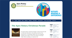 Desktop Screenshot of apexrotary.org